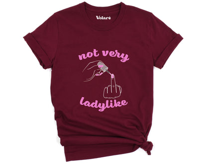 Not very Ladylike Transparent T-shirt