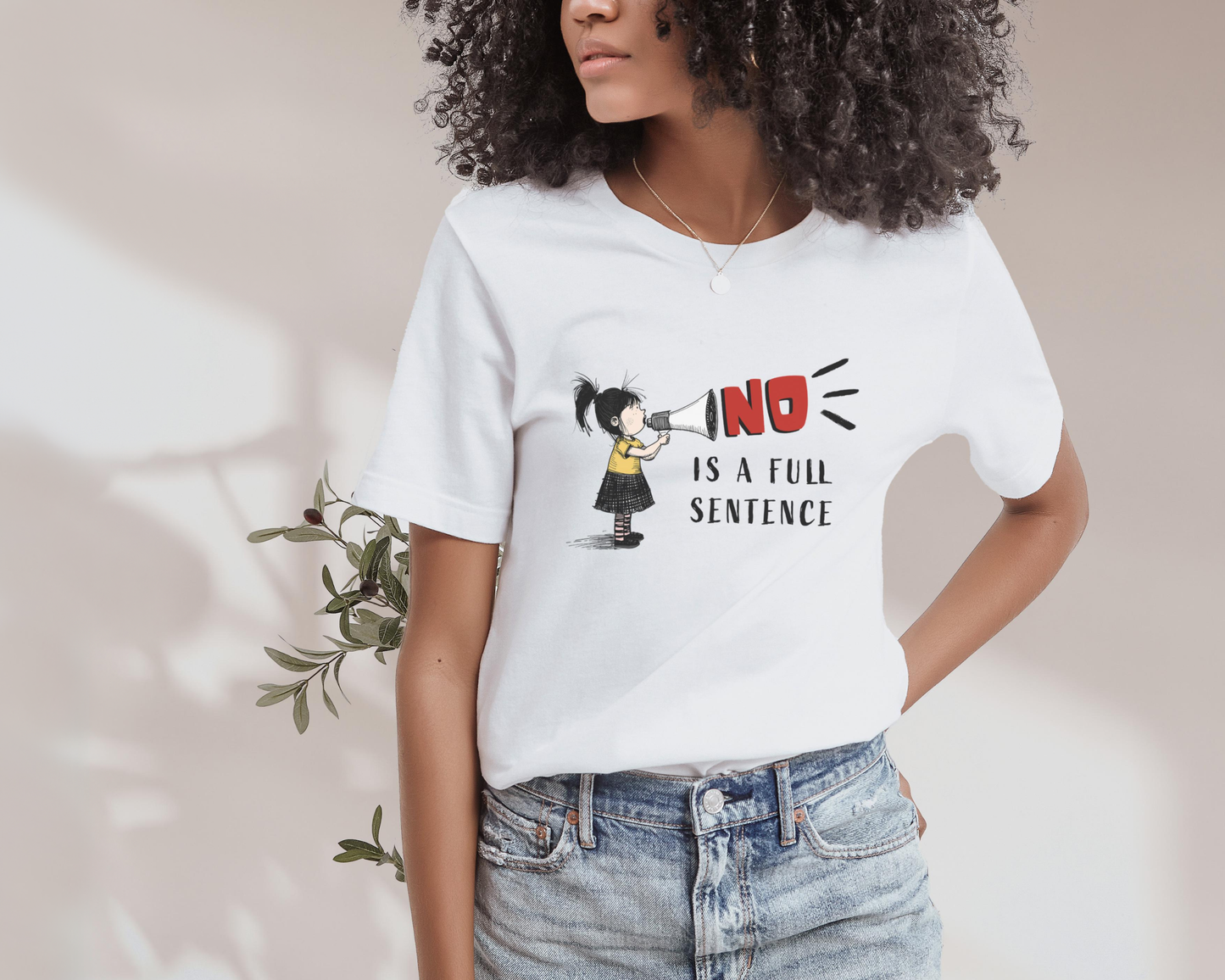No Is A Full Sentence Graphic T-shirt